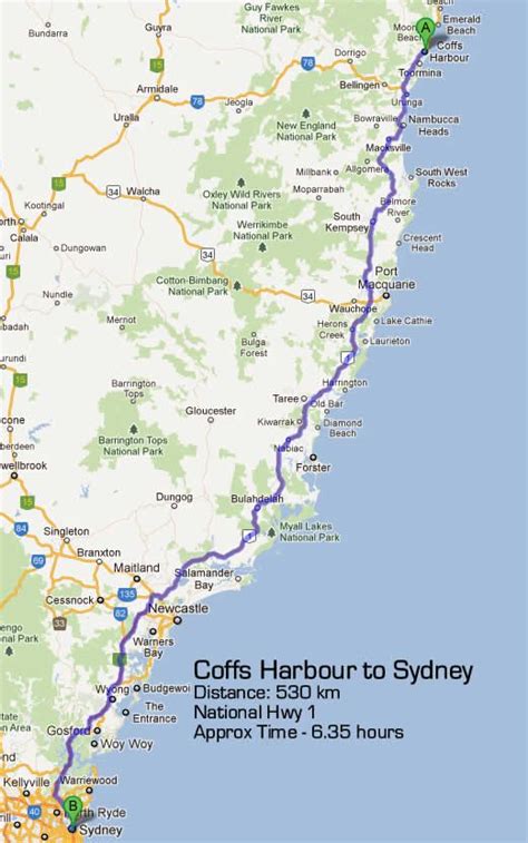 Best route to drive from Armidale to Toowoomba